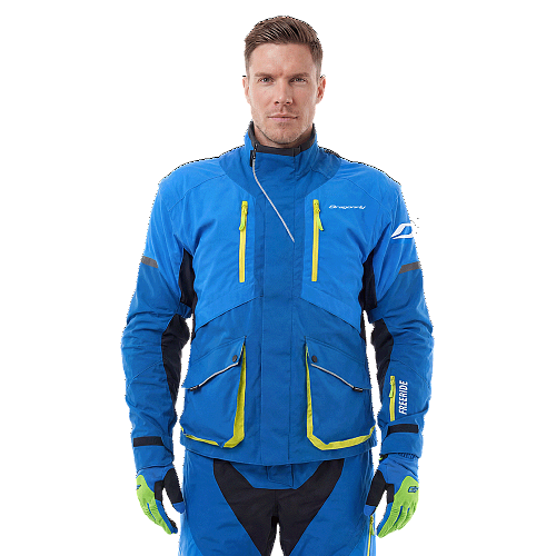 Куртка Эндуро Freeride DF Blue-Yellow 