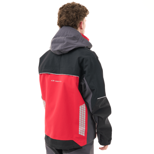 Мембранная куртка QUAD PRO Man Red - Black - Grey фото 3