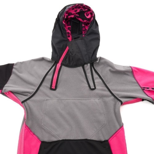 Куртка-анорак сноубордическая DF UKTUS Woman Cat Black - Pink фото 16