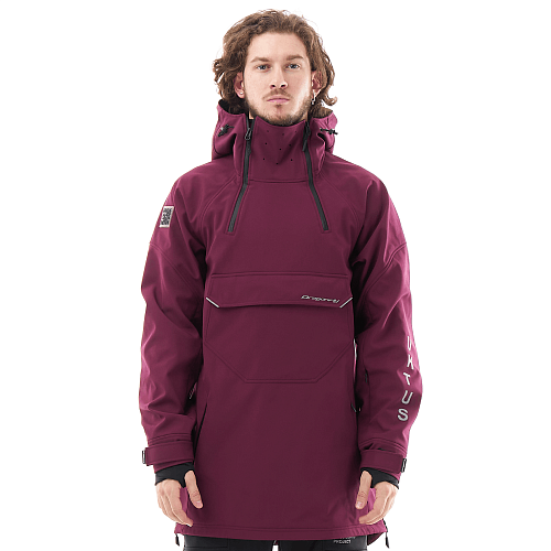 Куртка-анорак сноубордическая DF UKTUS Man Bordo                    