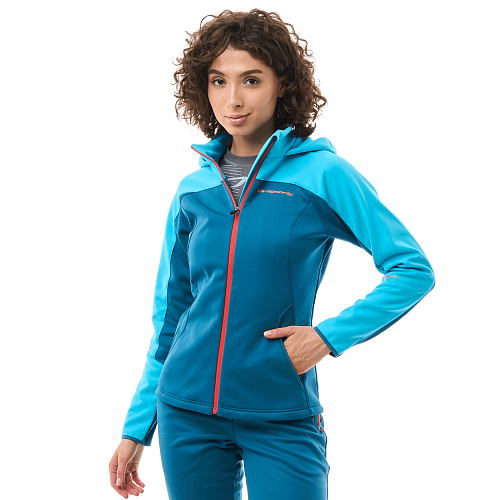 Куртка с капюшоном EXPLORER 2.0 Woman Scuba Blue 2024                    