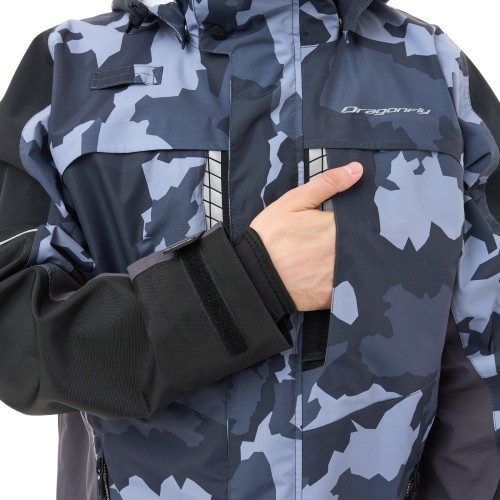 Мембранная куртка QUAD PRO Man Dark Camo - Black фото 12