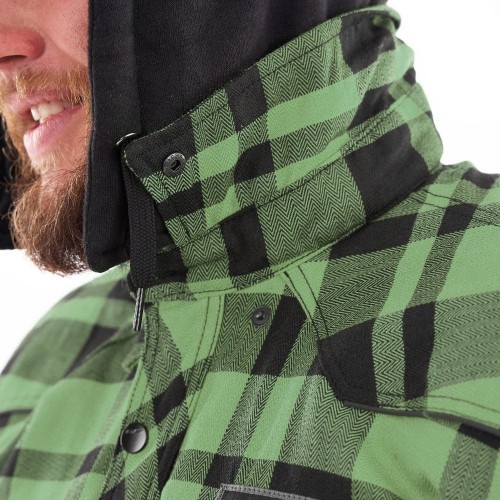 Моторубашка STREETFIGHTER Green с защитой 2023 фото 4