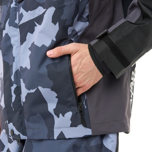 Мембранная куртка QUAD PRO Man Dark Camo - Black фото 18