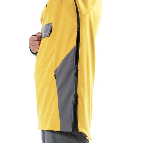 Куртка-анорак сноубордическая DF UKTUS Man Yellow - Grey фото 9