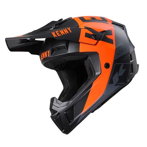 Шлем Kenny Performance Black Neon Orange 